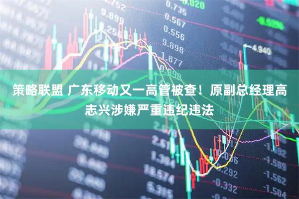 策略联盟 广东移动又一高管被查！原副总经理高志兴涉嫌严重违纪违法