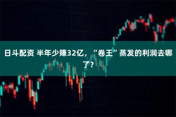 日斗配资 半年少赚32亿，“卷王”蒸发的利润去哪了？